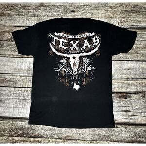 The Duck CO Company San Antonio Texas Lone Star T Shirt Mens Size Medium Black